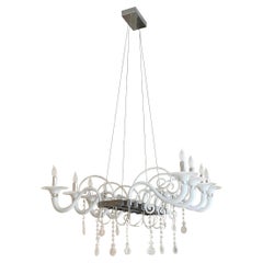 Mood Taif Blown Glass Crystal Chandelier Barovier & Toso