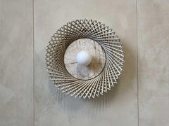 Applique Mooda in acero sbiancato 9 di INDO-