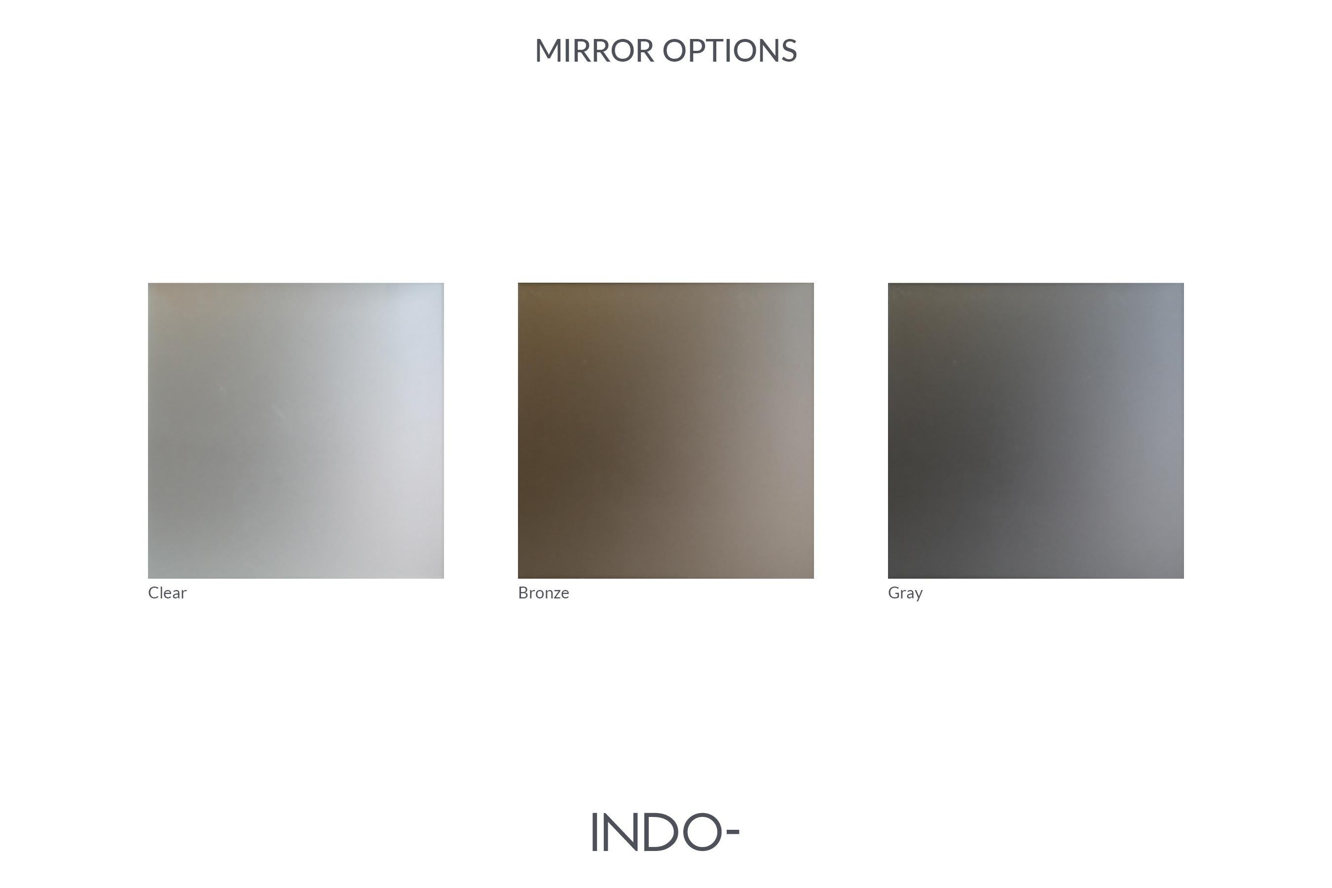 Mooda Mirror Oval 28 / Oxidized Oak Wood, Clear Mirror by INDO- For Sale 1