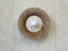 Mooda Natural Oak Sconce 9 by INDO-