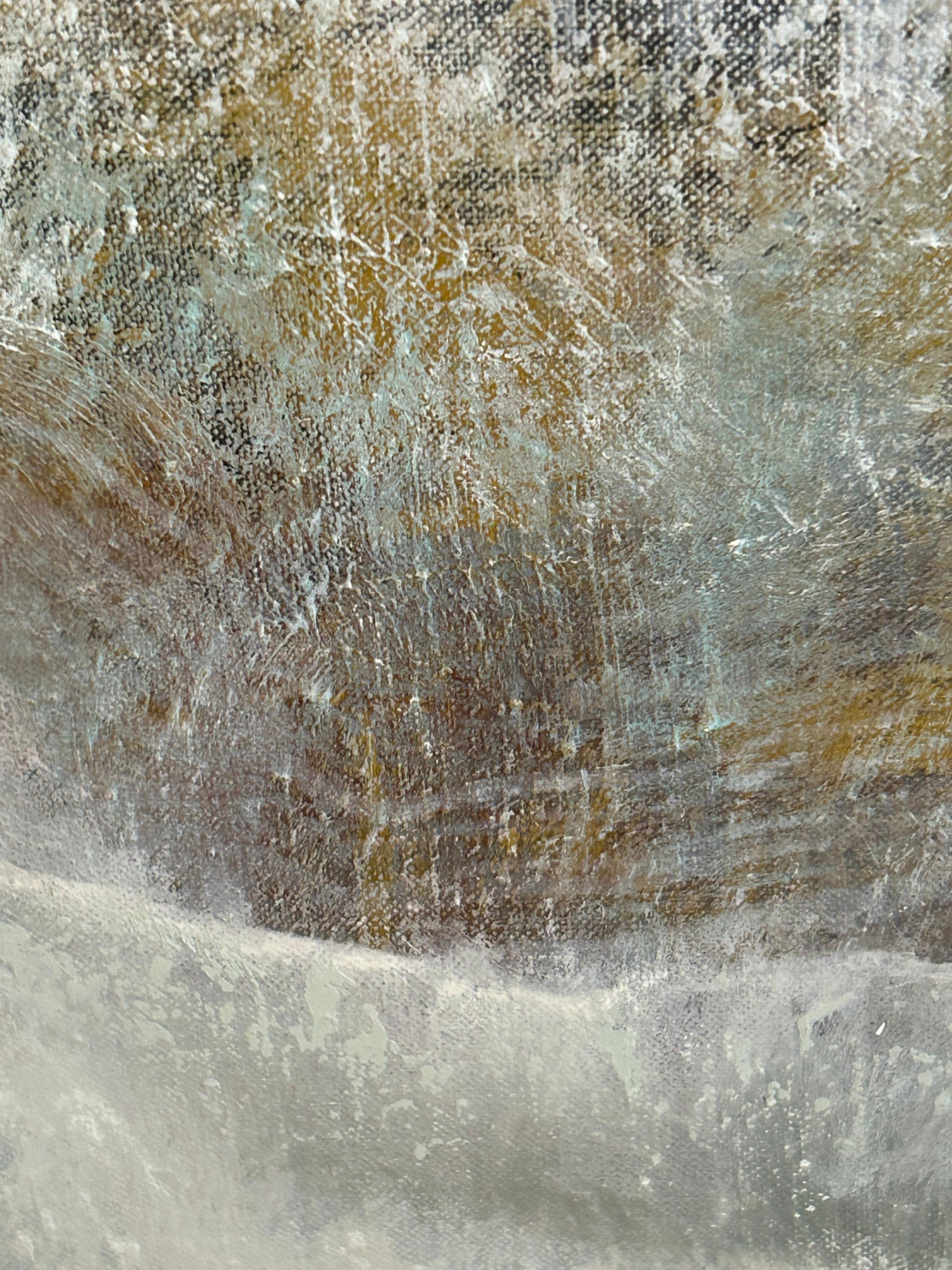 Moody Original Painting “Spring Thaw” by Thomas George In Good Condition For Sale In Hopewell, NJ