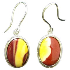 Mookaite Custom Sterling Silver Earrings AND Pendant - Unique/Great Colors!