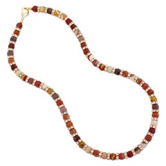 Collana con gemme di diaspro Mookaite