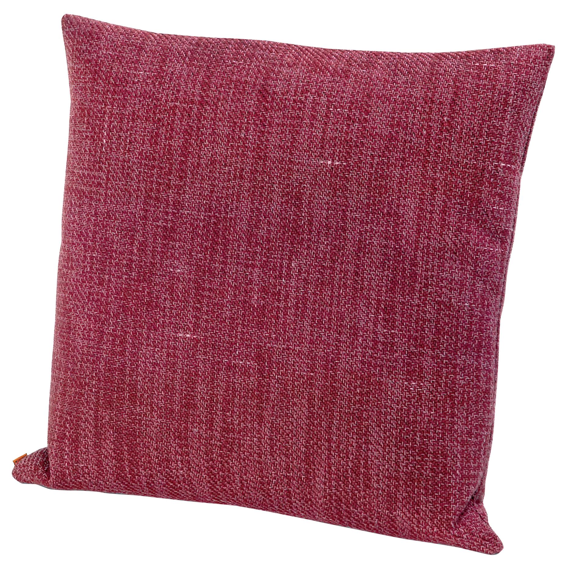 For Sale: Pink (1H4CU00782-T28) Moomba Small Yarn-Dyed Cushion in Jewel Tones by Missoni Home