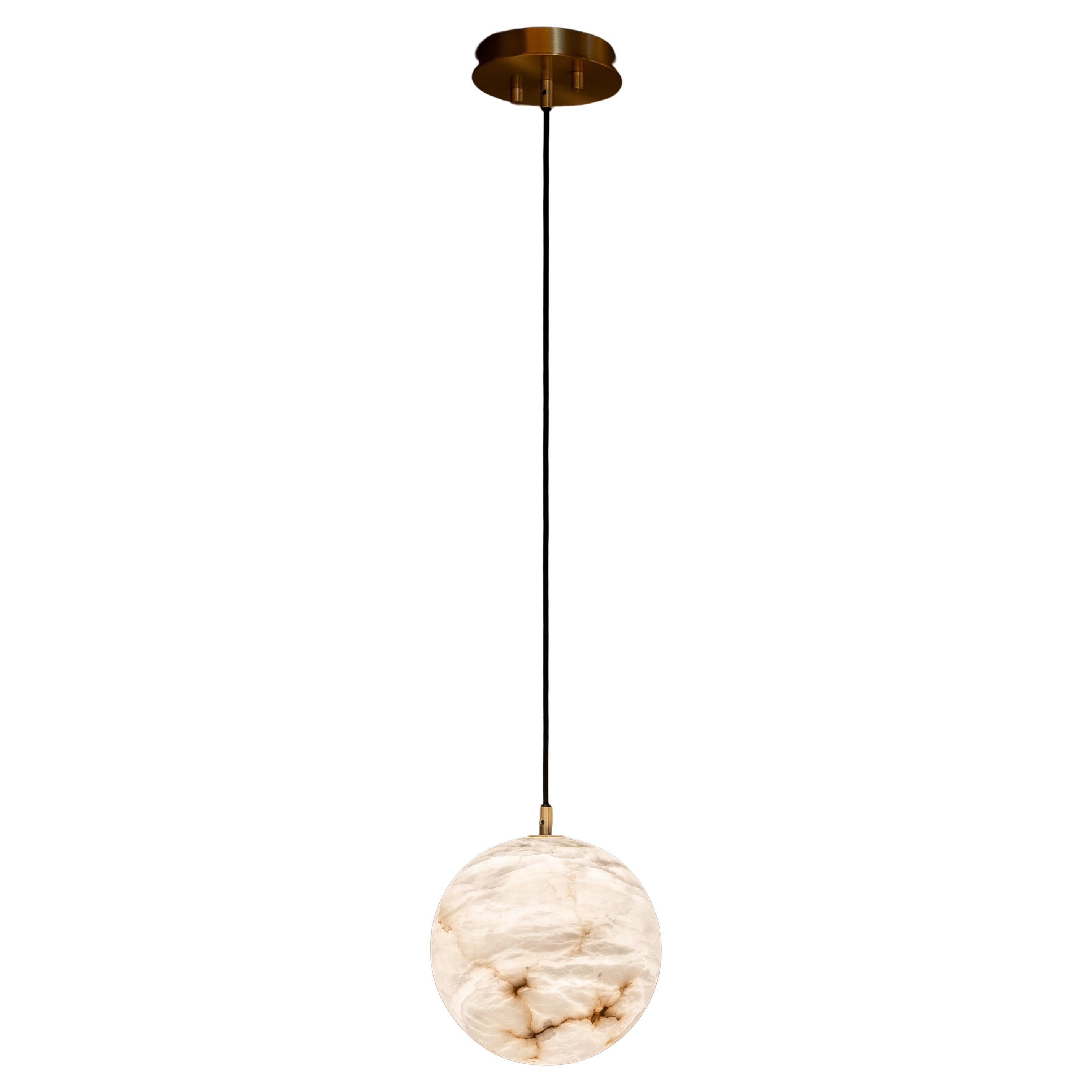 Moon 50 Pendant Lamp by United Alabaster