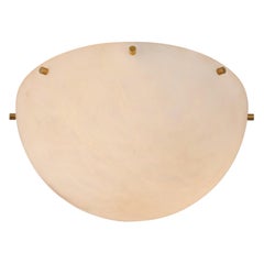 Lámpara de techo o pared de alabastro "Luna 8" de Denis De La Mesiere