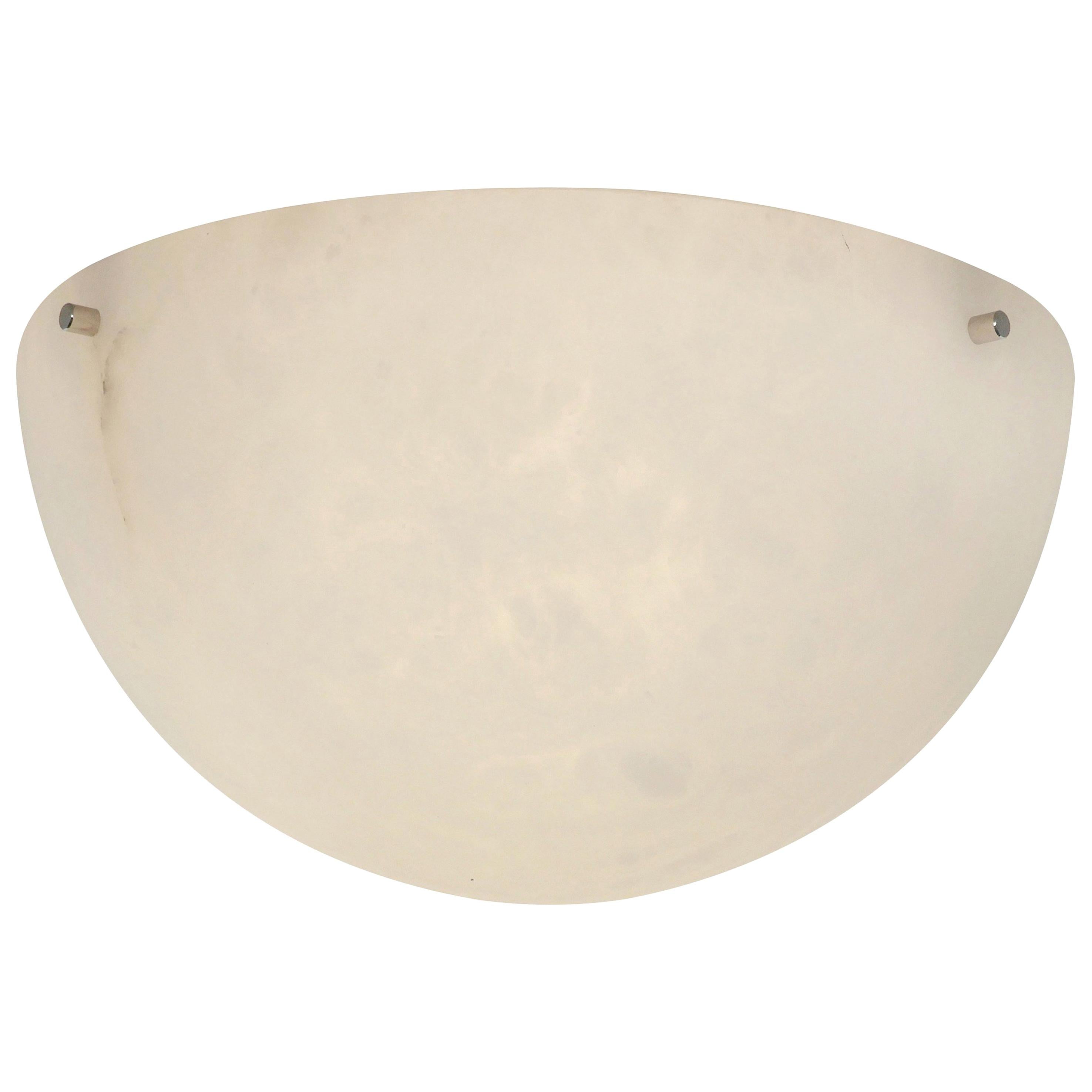 Alabaster-Decken- oder Wandleuchte „Moon 4“ aus Alabaster in der Art von Pierre Chareau