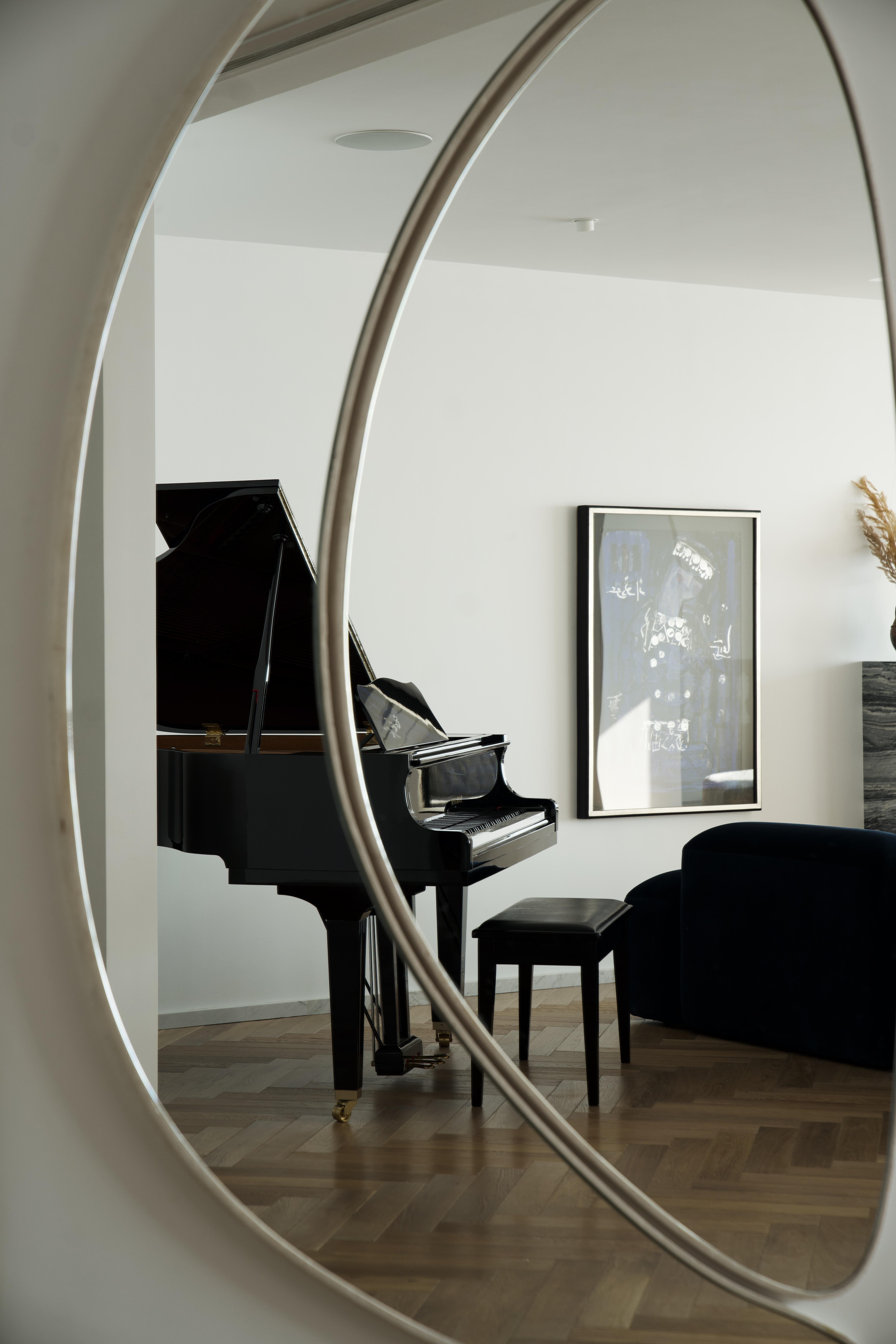 Postmoderne Miroir Moon & Back par L'Atelier Arman Safavi en vente
