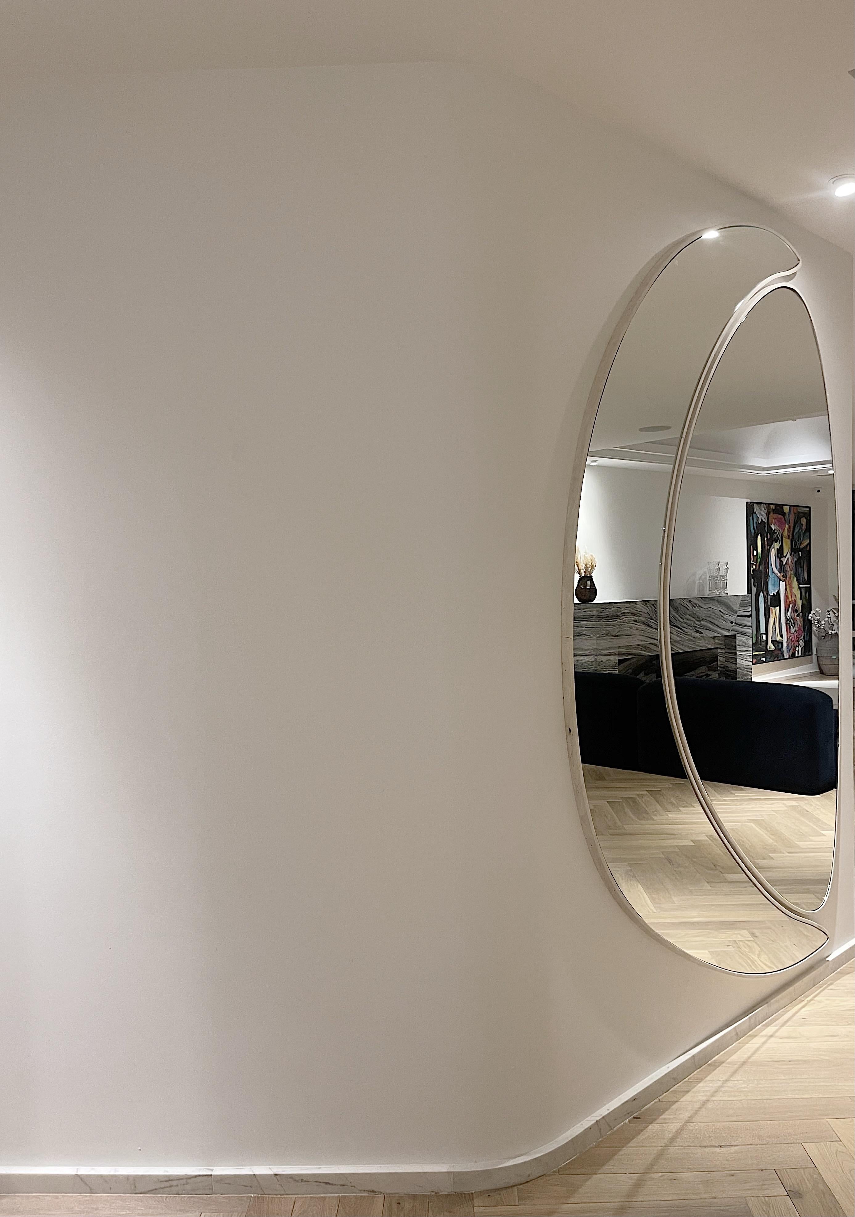 italien Miroir Moon & Back par L'Atelier Arman Safavi en vente