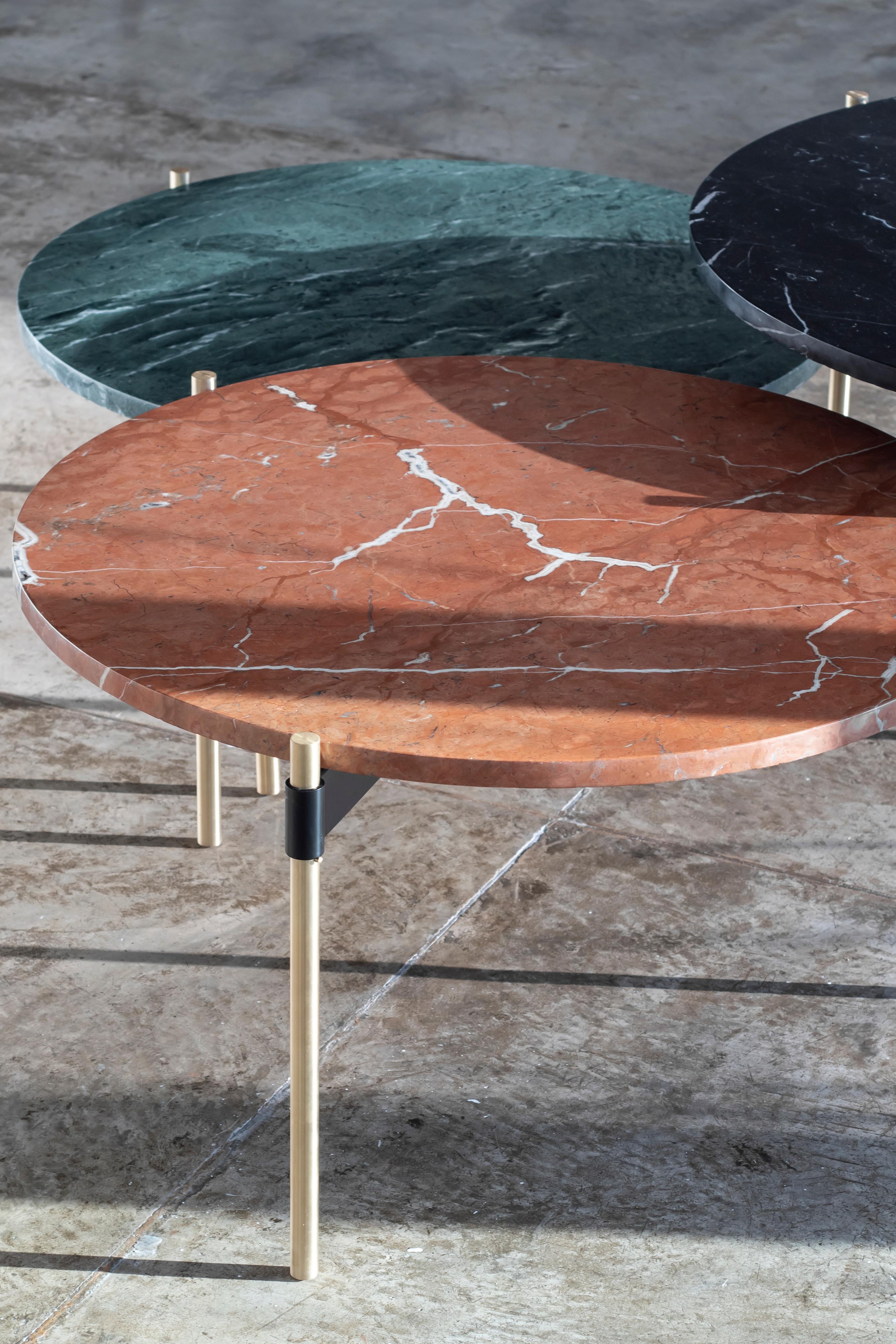 Lacquered Moon Coffee Table, Marble by Ries