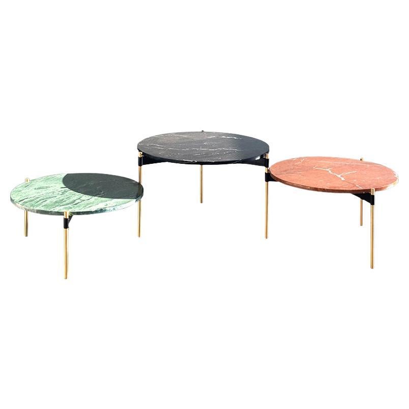 Table basse Moon, marbre par Ries