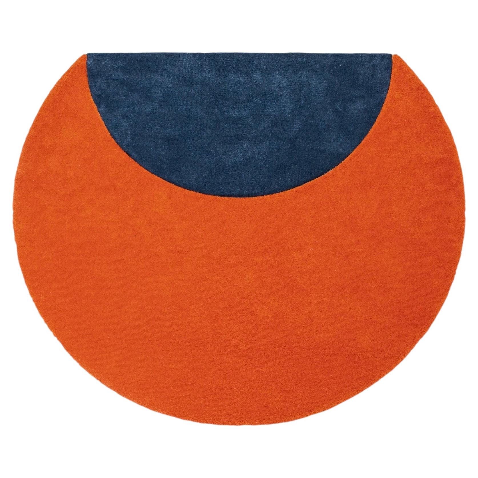 Moon, Contemporary Designer Rug, Econyl, Made in Brazil