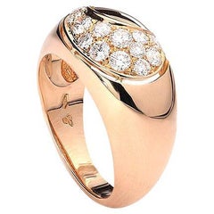Moon Diamond Gold Ring