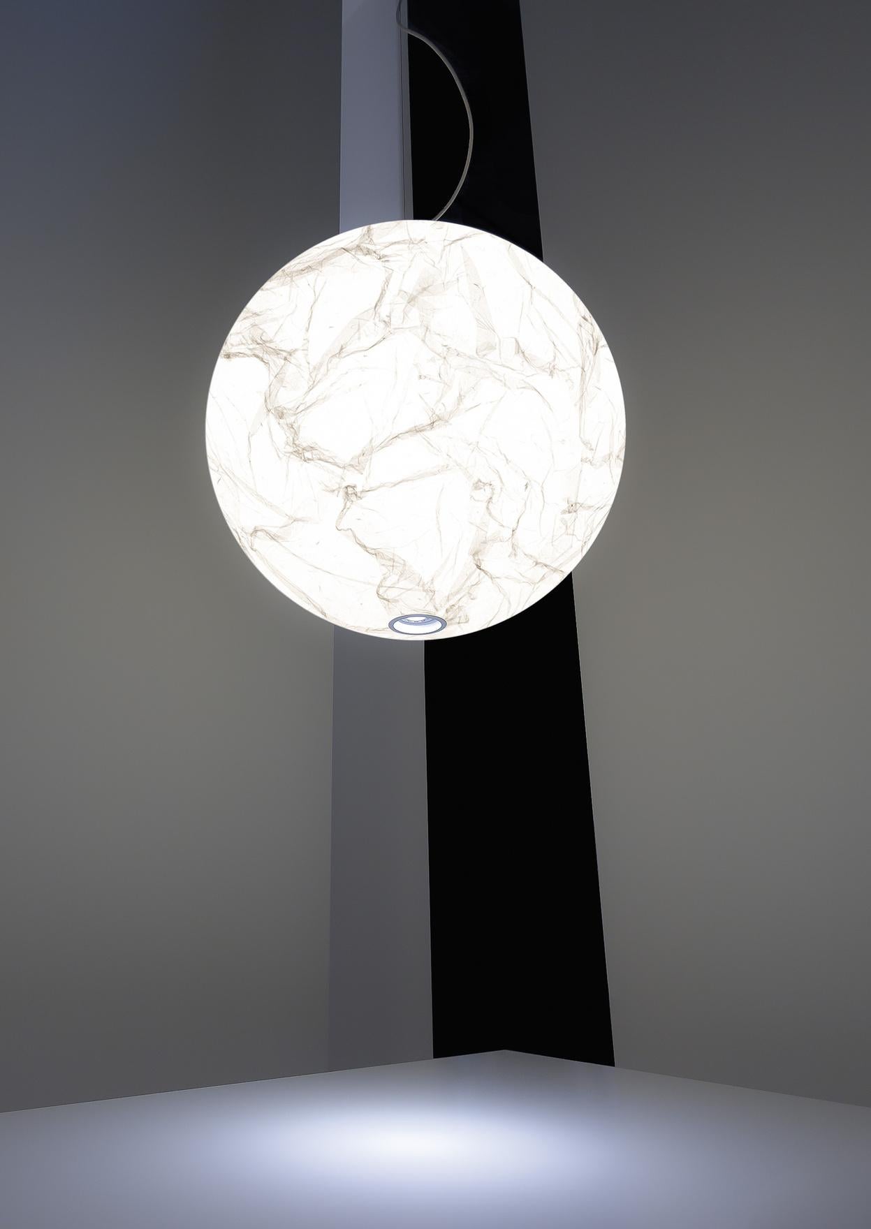 MOON  Extra Large pendant lamp by Davide Gropp In New Condition For Sale In Brooklyn, NY