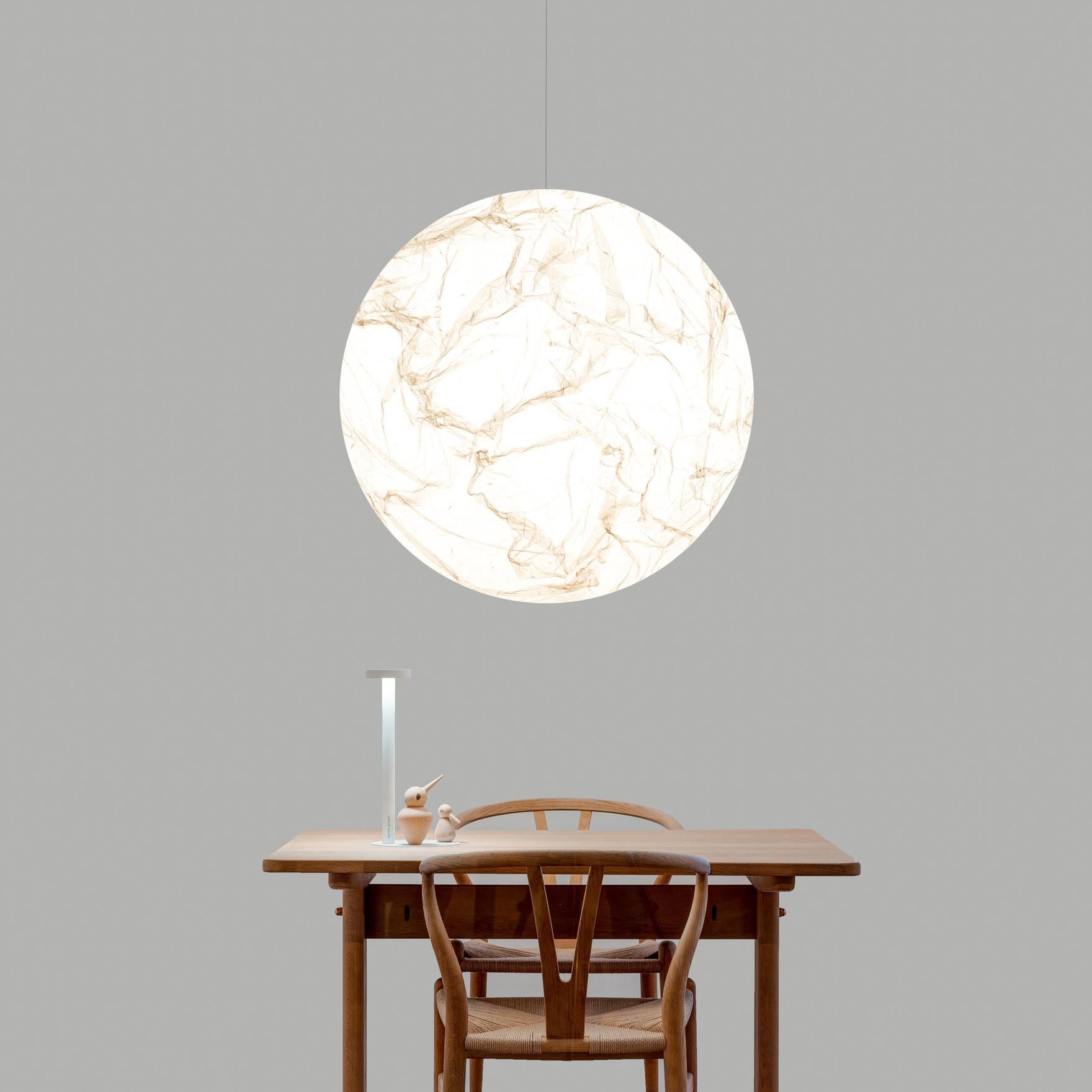 XXIe siècle et contemporain LUNE  Lampe suspendue extra-large de Davide Groppi en vente