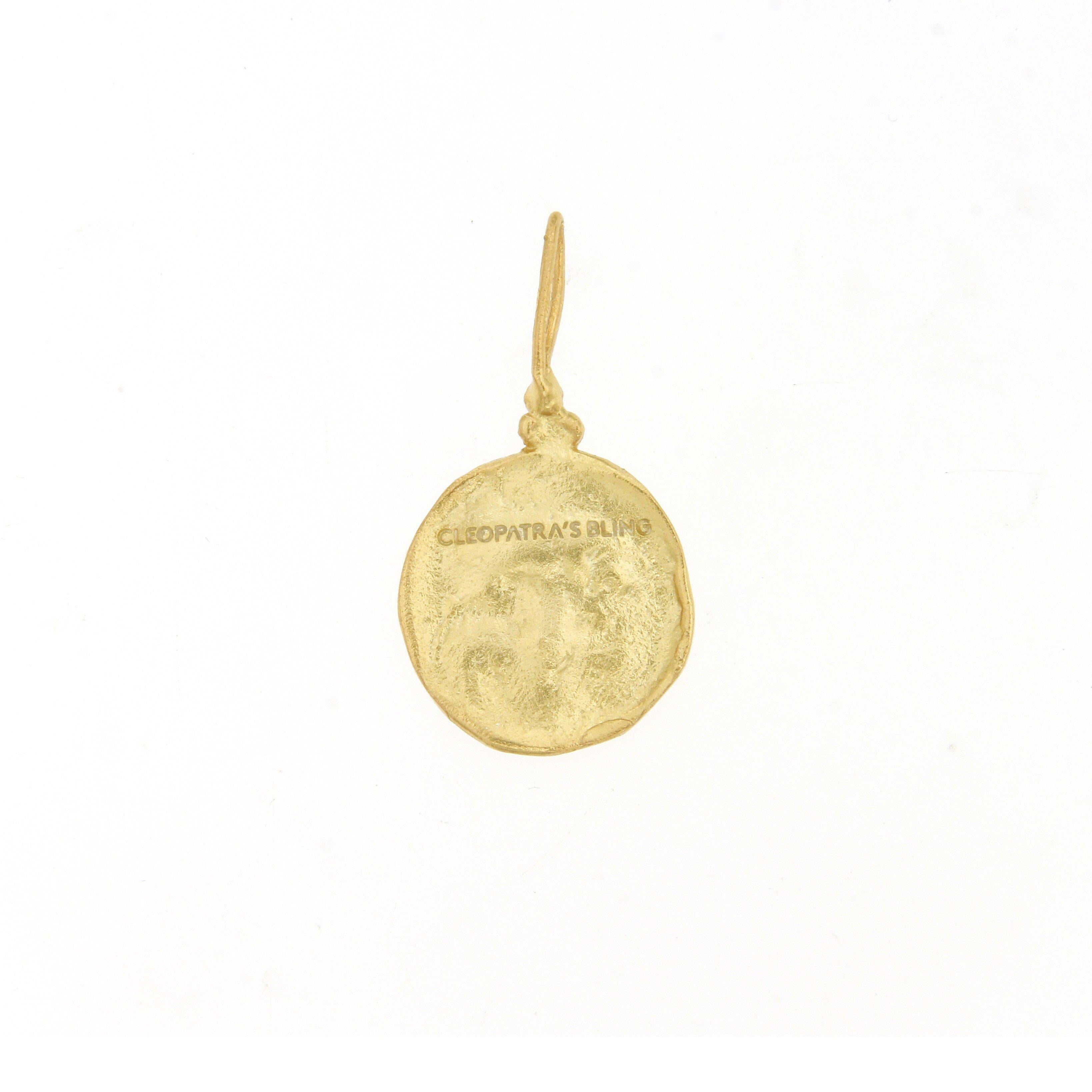 Moon Face Pendant, 18 Karat Yellow Gold
Handcrafted and individually cast in solid yellow gold. Each item is made to order by Olivia and our small team of artisans in Italy. 
The moon has always been a symbol of the woman. We find this mysterious