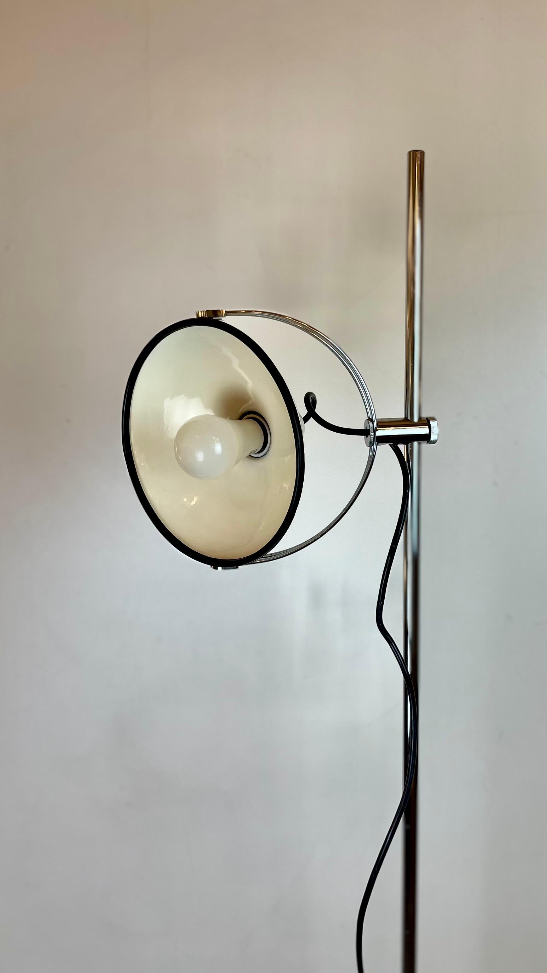 Metallo Moon, lampada da terra di Philips, anni '70 in vendita