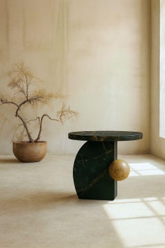 Moon Galassia Marble Side Table by Marsica Fossati