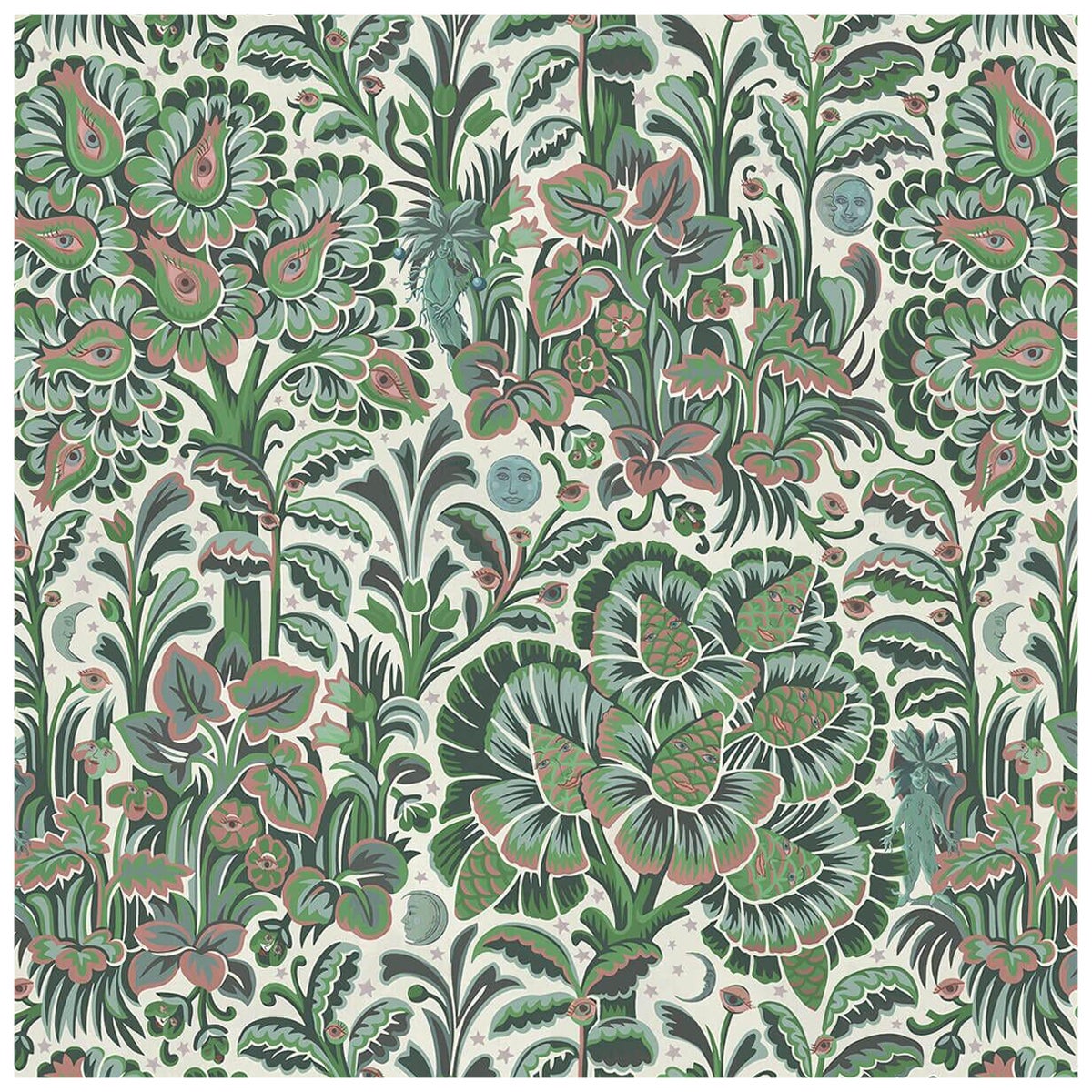 Papier peint MOON GARDEN MAGNA - Tourmaline en vente