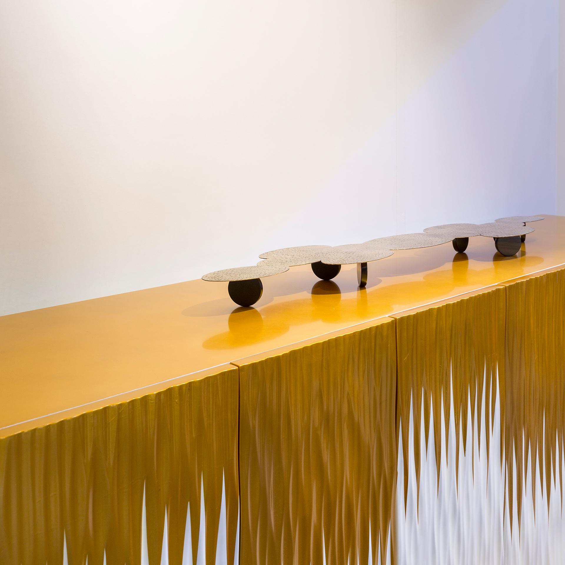 Moon Gold Contemporary and Customizable Sideboard by Luísa Peixoto For Sale 1