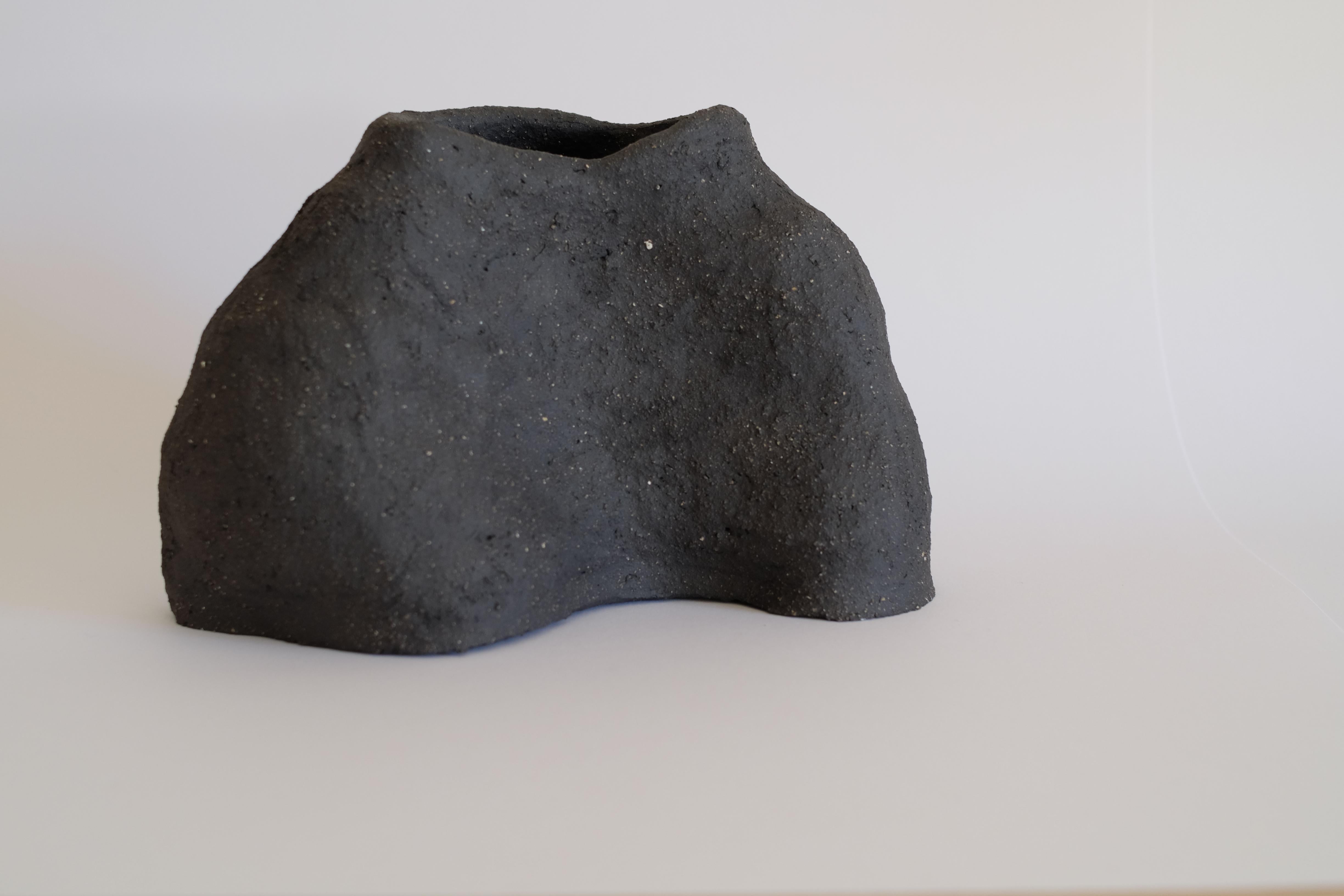 Post-Modern Moon Granite II Vase by Sophie Parachey For Sale