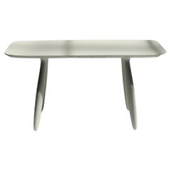 Moon Grey Stained Ash Daiku Bench 90 by Victoria Magniant