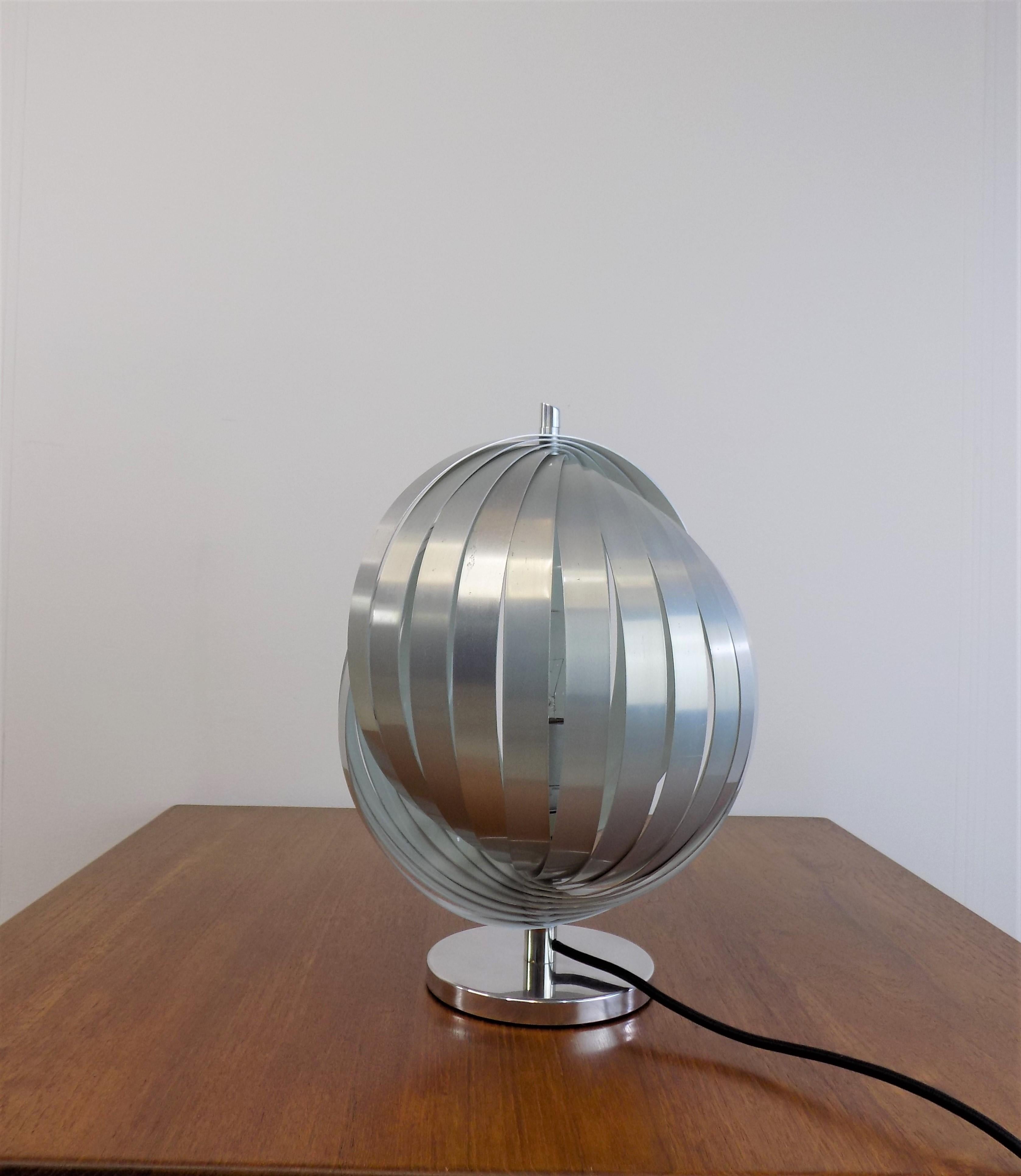 Mid-Century Modern Moon Lamp by Henri Mathieu  For Sale