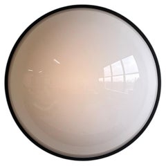 Moon Lamp TN Wall Mounted Light in Blackened Oak, Made in Chicago