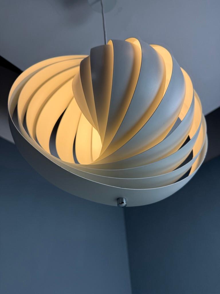 Moon lamp Verner Panton powder coated metal - 34cm signed Denmark 2