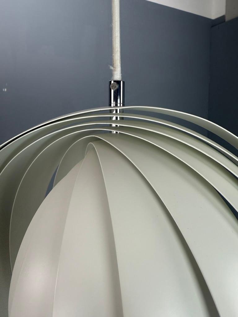 Moon lamp Verner Panton powder coated metal - 34cm signed Denmark 3