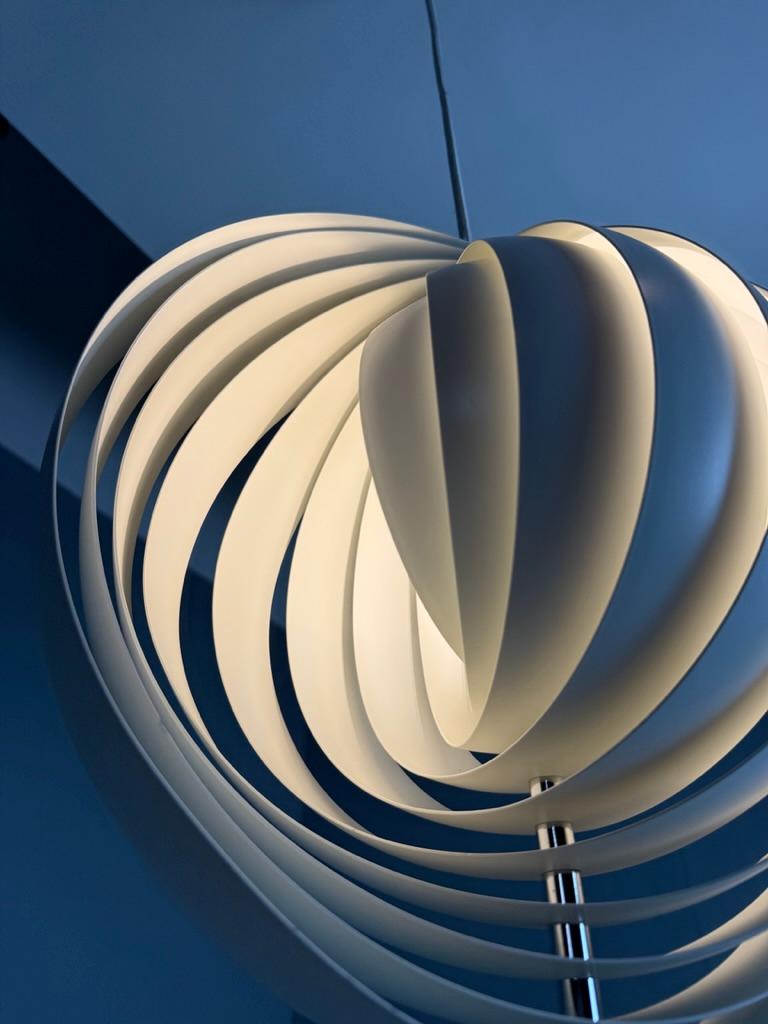 Moon lamp Verner Panton powder coated metal - 34cm signed Denmark 4