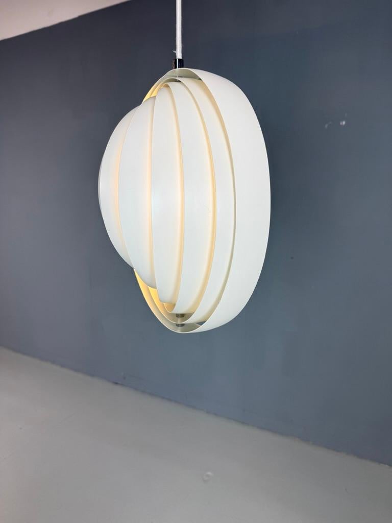 Moon lamp Verner Panton powder coated metal - 34cm signed Denmark 6