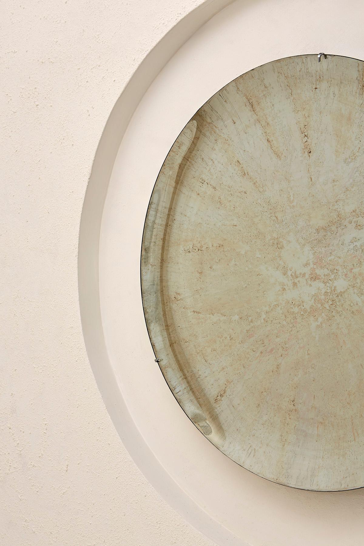 Turkish Moon Light Contemporary Sculptural Mirror by Homa For Sale