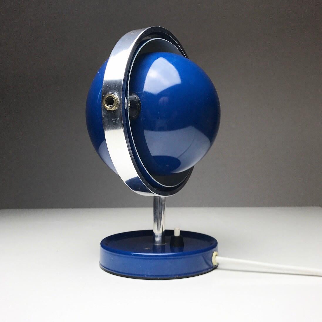 Danish Moon Light table lamp by Brylle and Jakobsen for Quality System, Denmark 1960s 