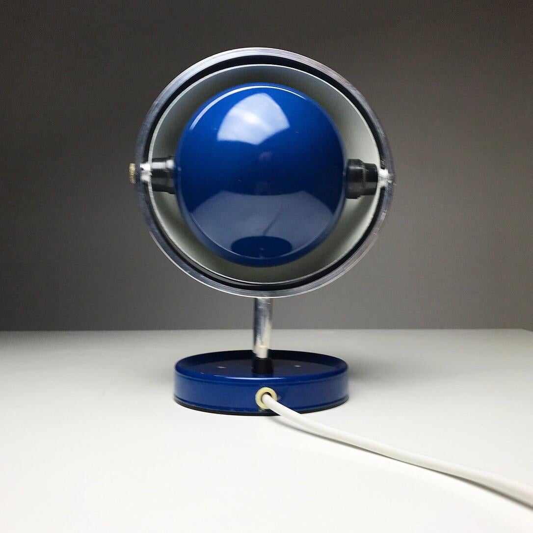 Mid-20th Century Moon Light table lamp by Brylle and Jakobsen for Quality System, Denmark 1960s 