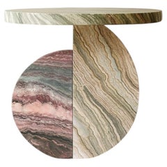 Moon Mars Marble Side Table by Marsica Fossati