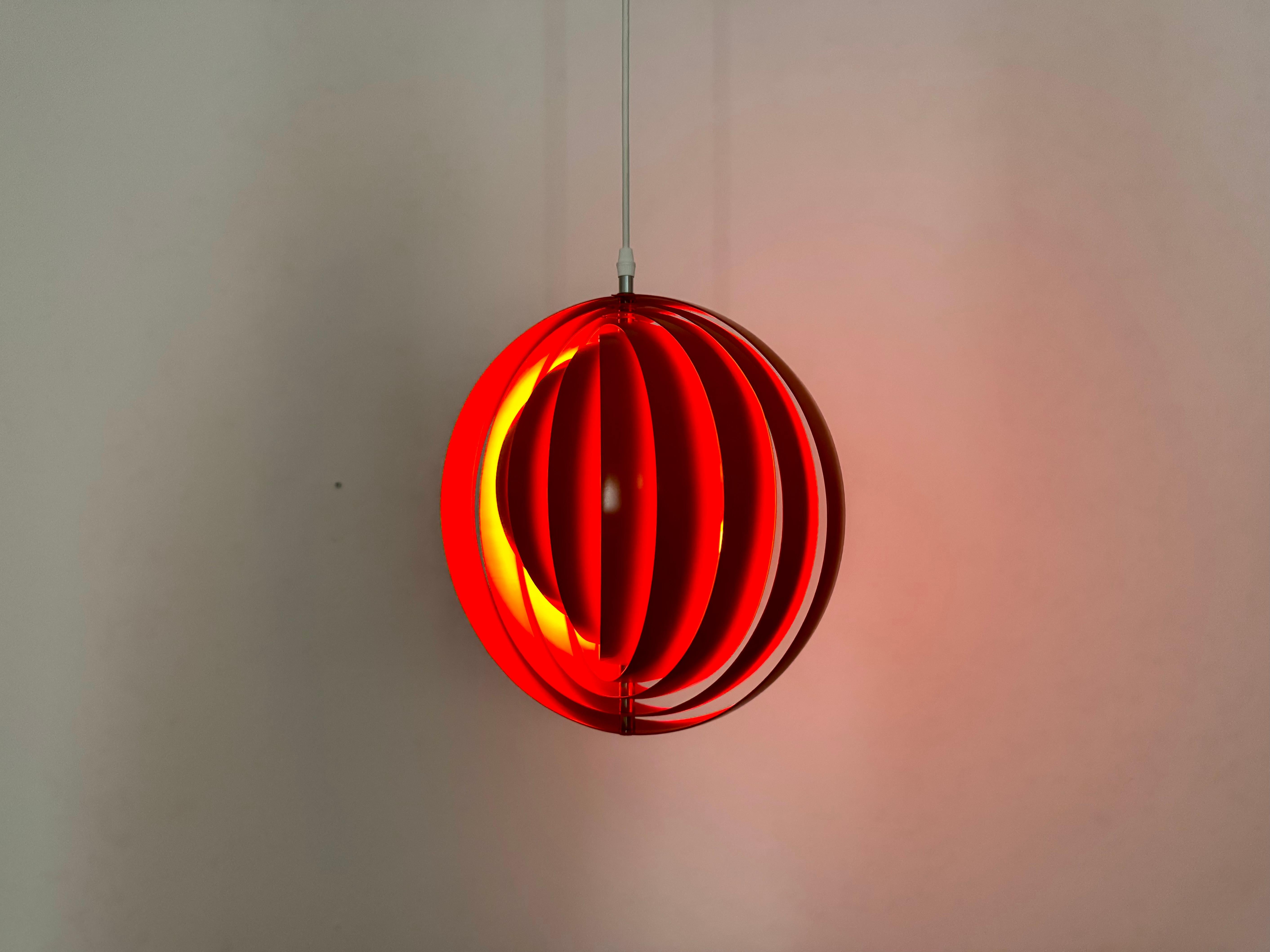 Moon Pendant Lamp by Verner Panton For Sale 3