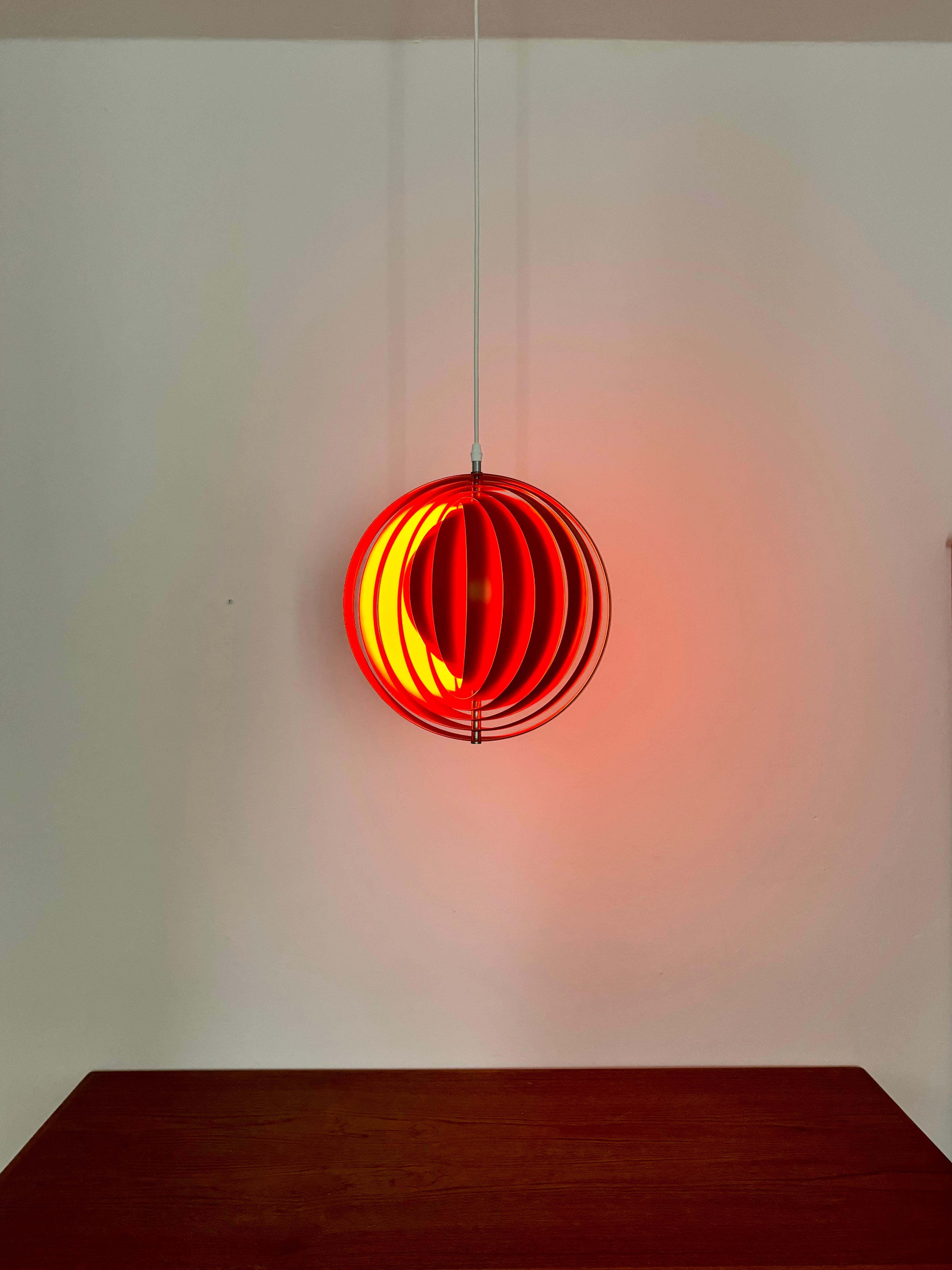 Moon Pendant Lamp by Verner Panton For Sale 8