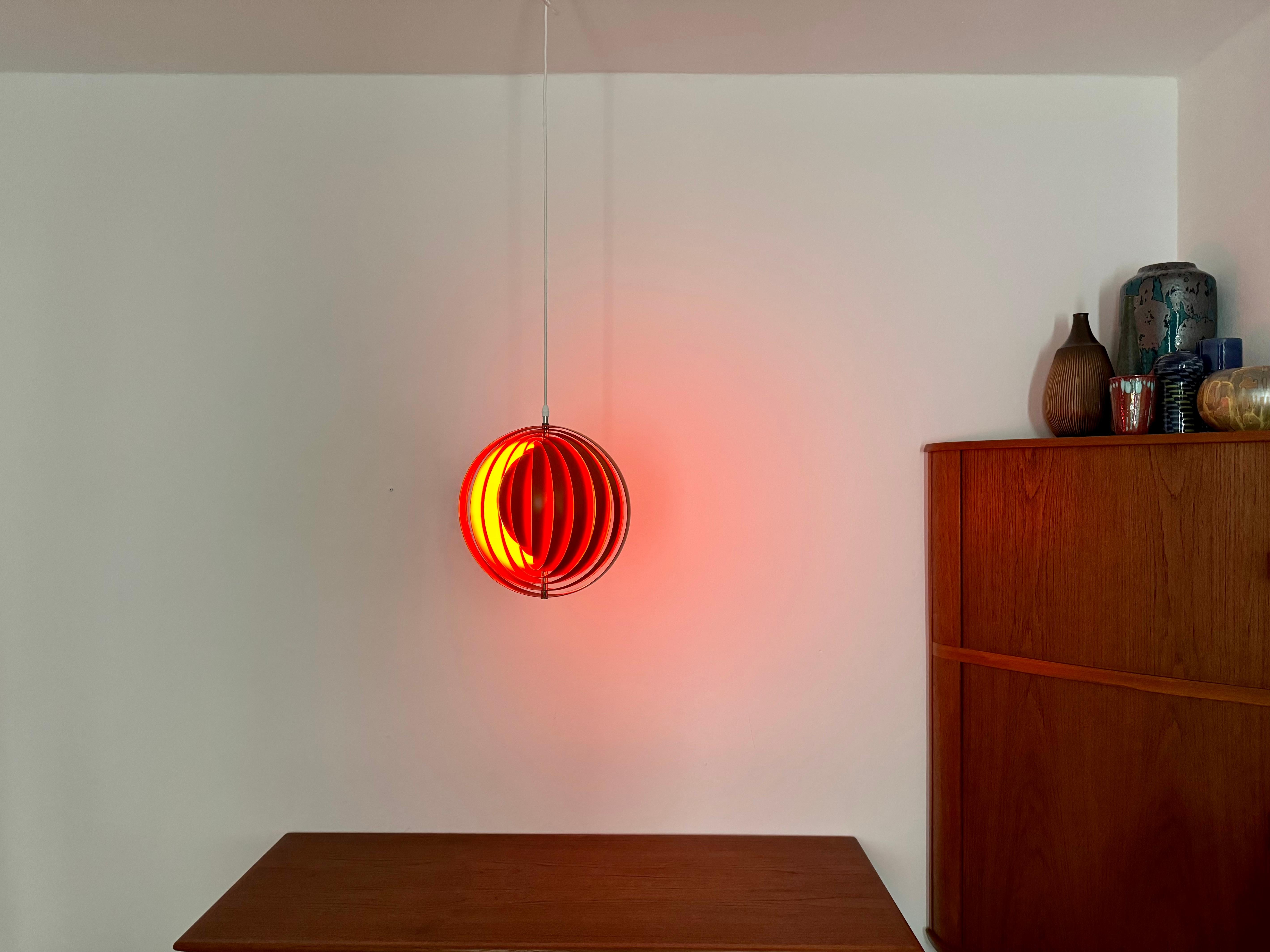 Moon Pendant Lamp by Verner Panton For Sale 7