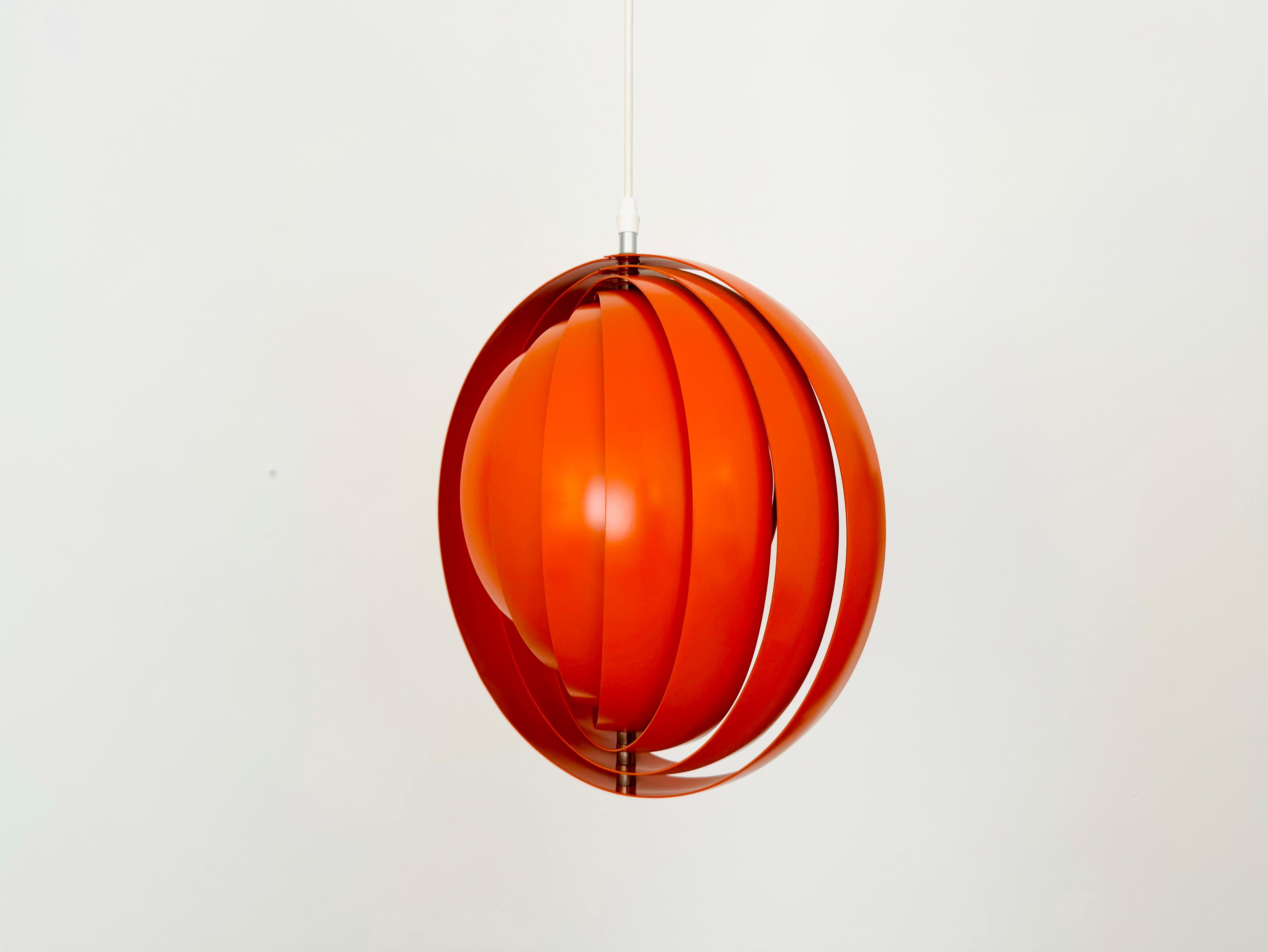 Swedish Moon Pendant Lamp by Verner Panton For Sale