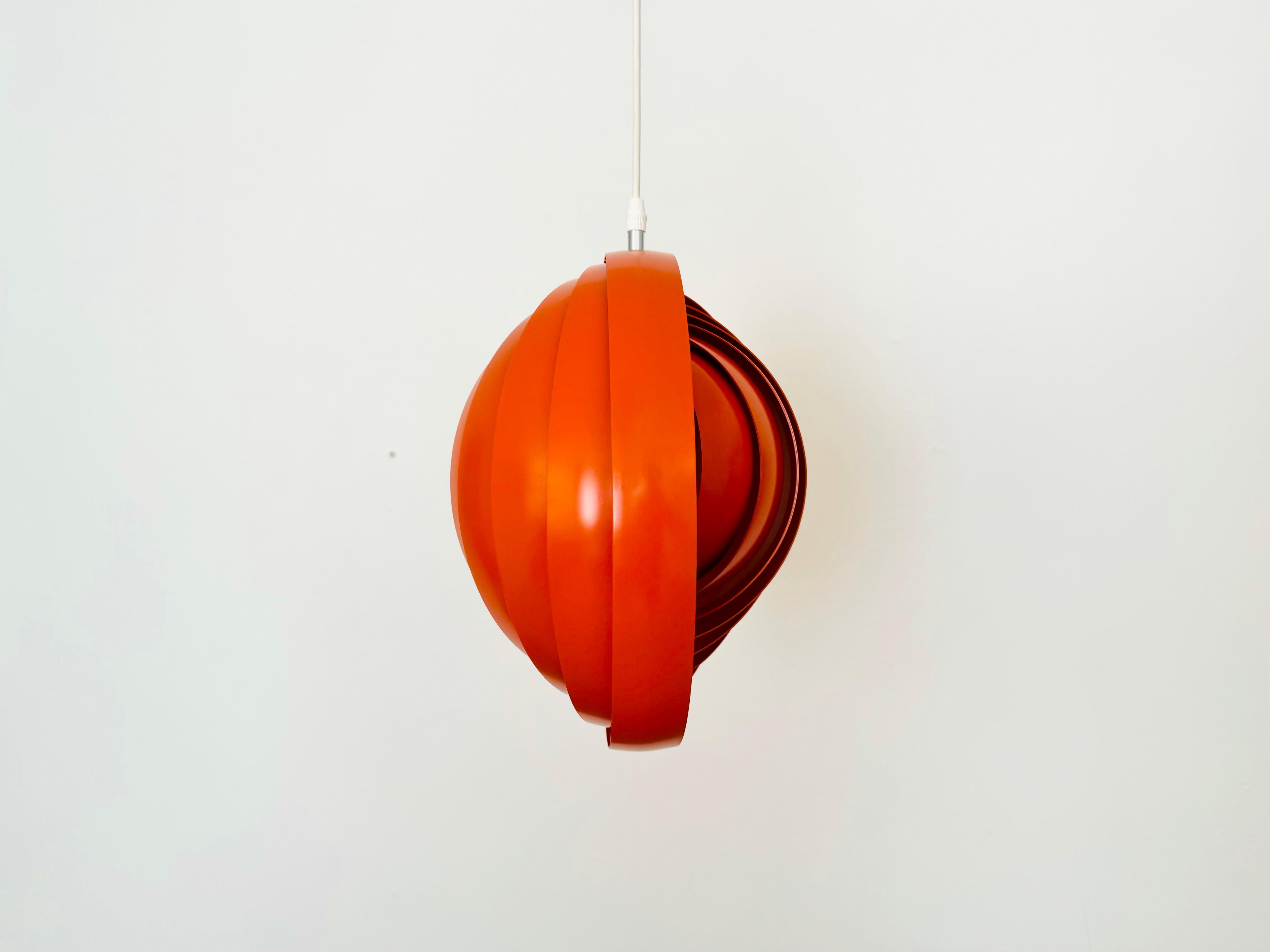 Mid-20th Century Moon Pendant Lamp by Verner Panton For Sale
