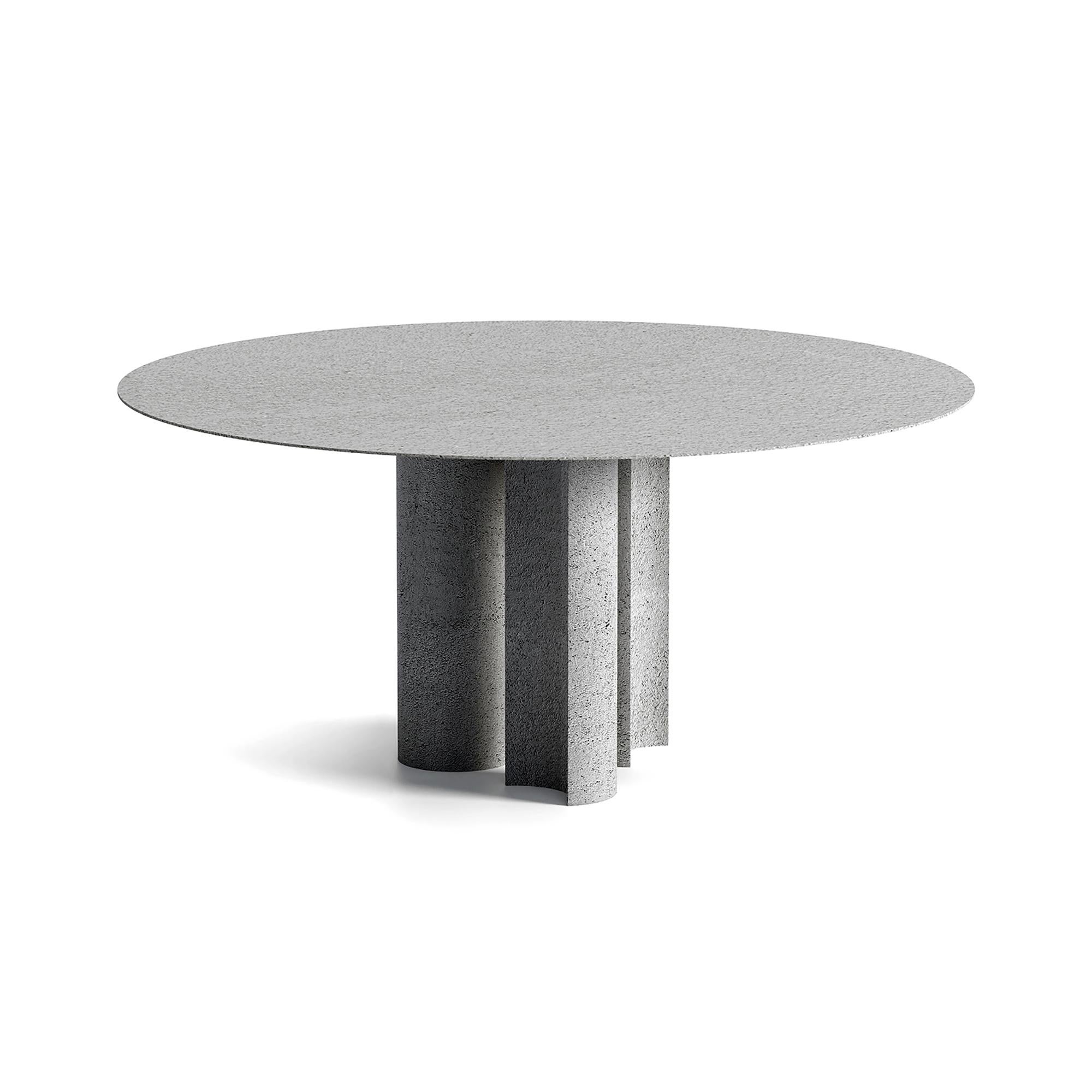 Modern Moon Phase Round Dining Table by spHaus For Sale
