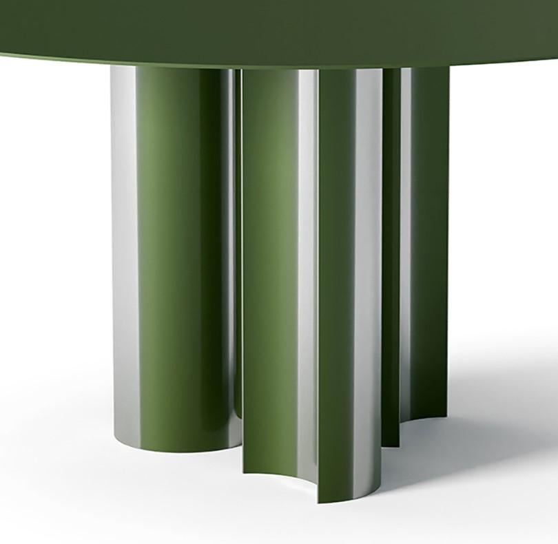 Moderne Table de salle à manger ronde Moon Phase par Sphaus en vente