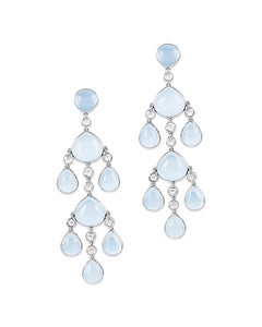 Moon Quartz Sautoir and Earrings by Siegelson, New York