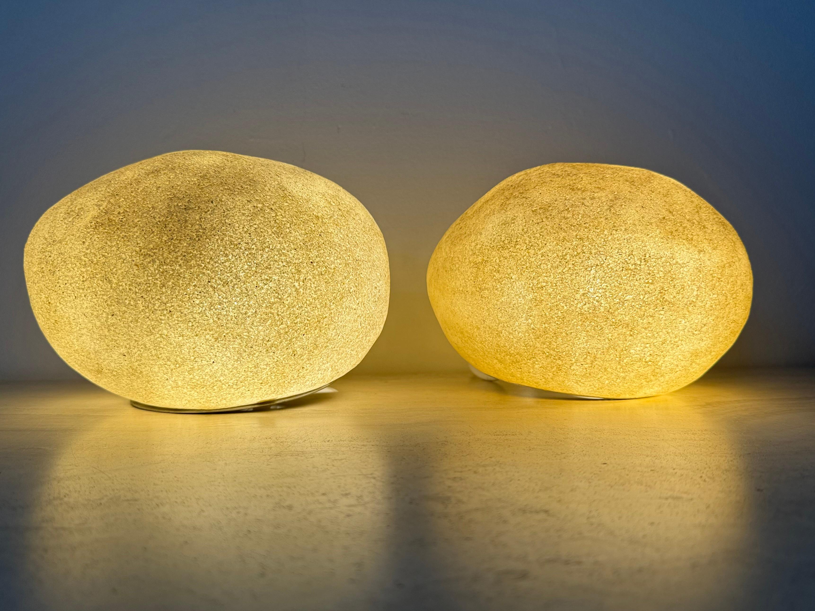 Moon rock dora lamp by André Cazenave , 1960’s For Sale 1