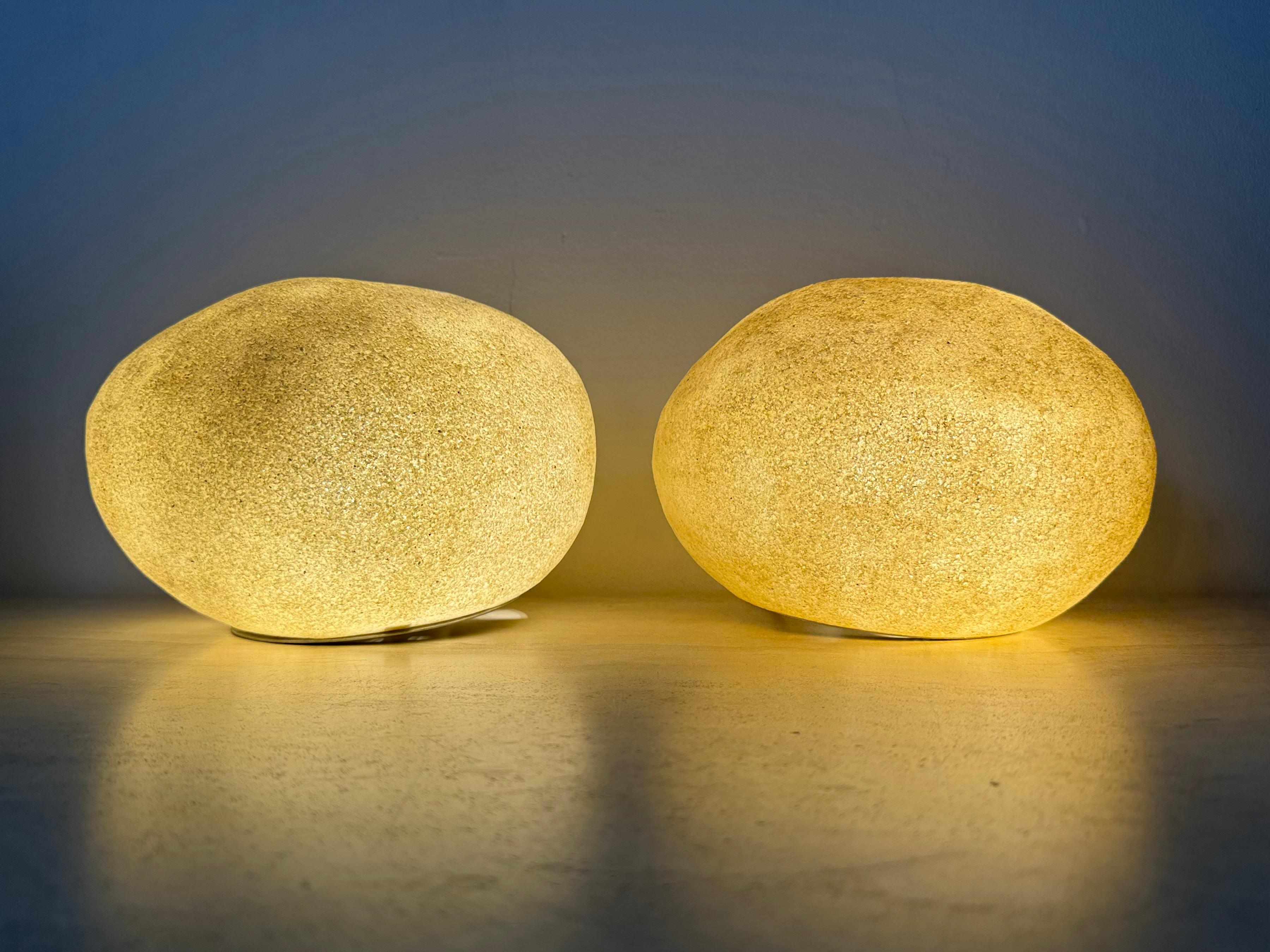 Moon rock dora lamp by André Cazenave , 1960’s For Sale 2