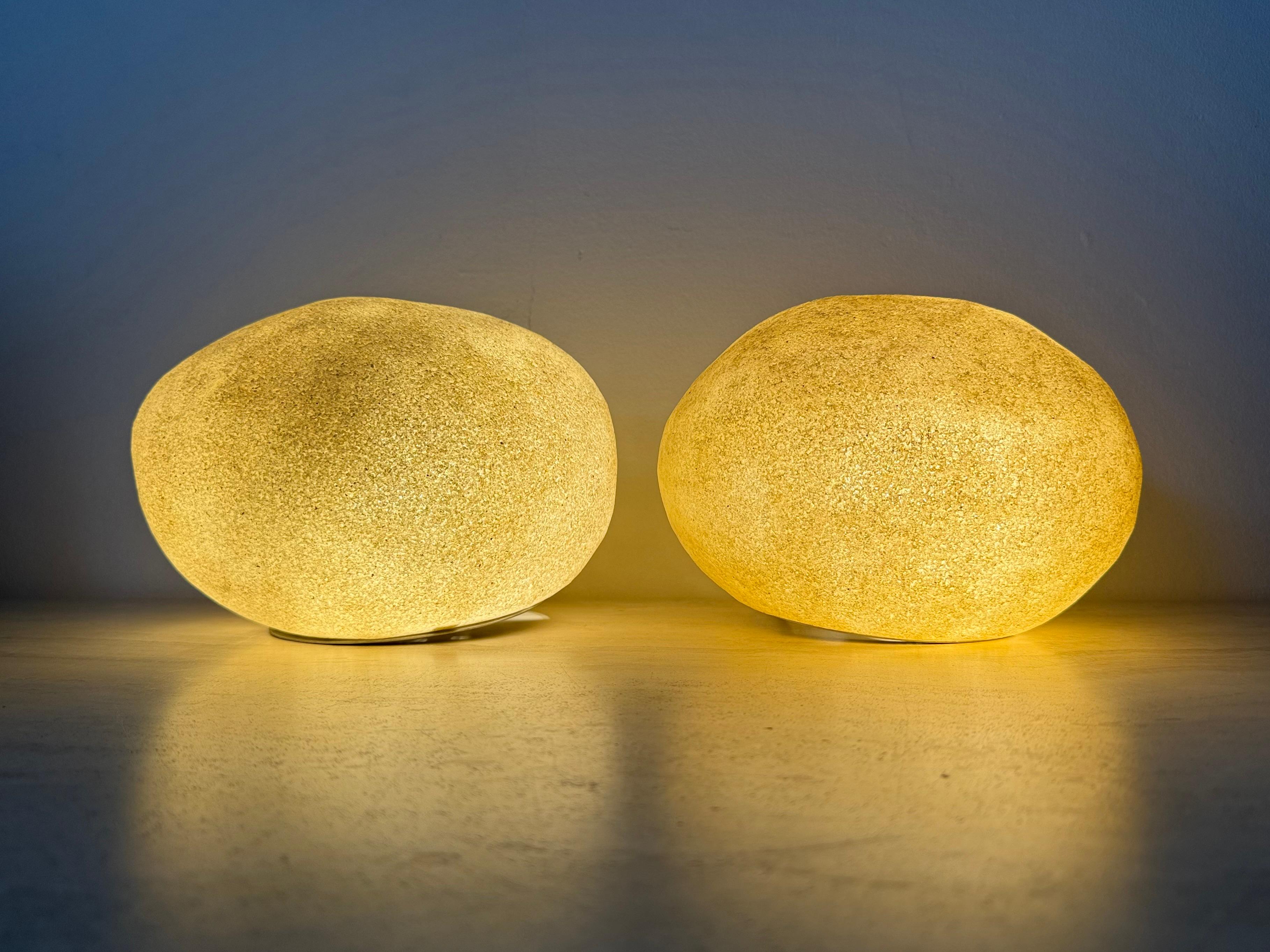 Moon rock dora lamp by André Cazenave , 1960’s For Sale 3