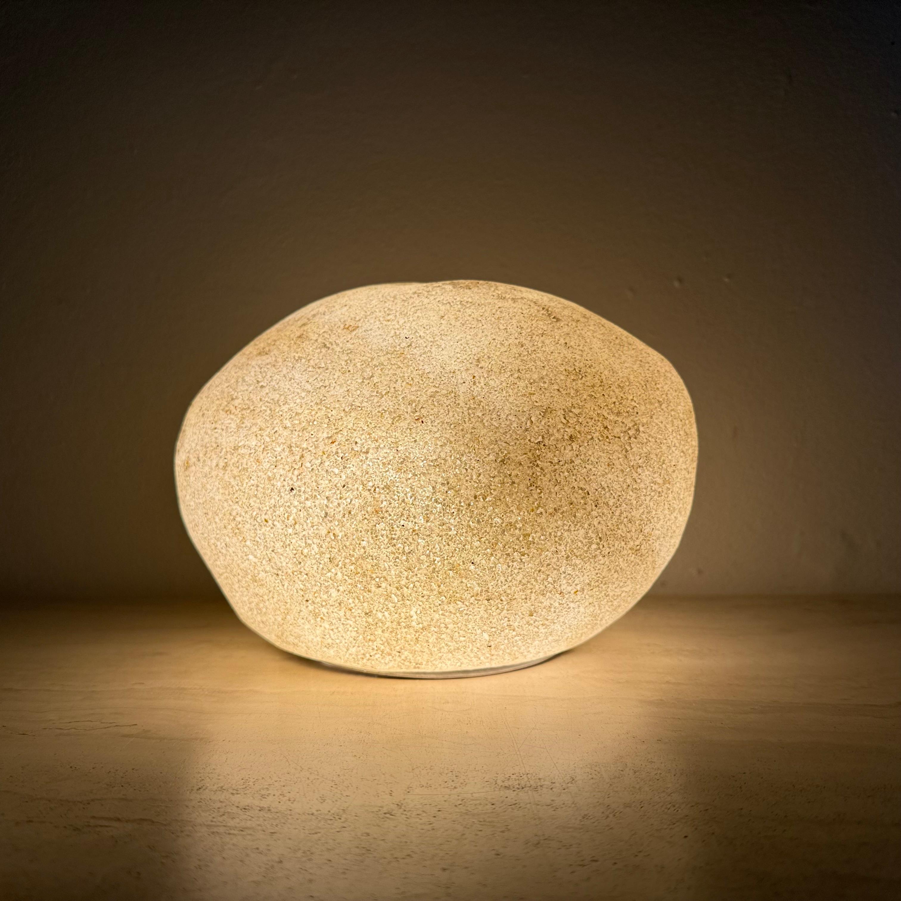 Moon rock dora lamp by André Cazenave for Singleton, 1960’s Francés en venta