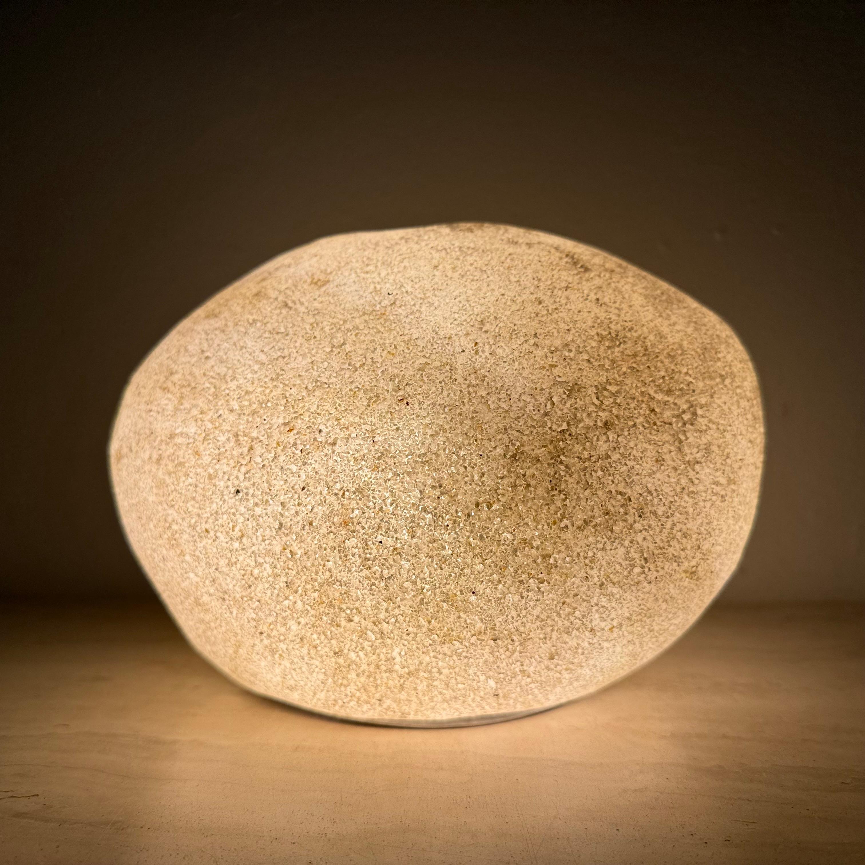 Moon rock dora lamp by André Cazenave for Singleton, 1960’s Plástico en venta