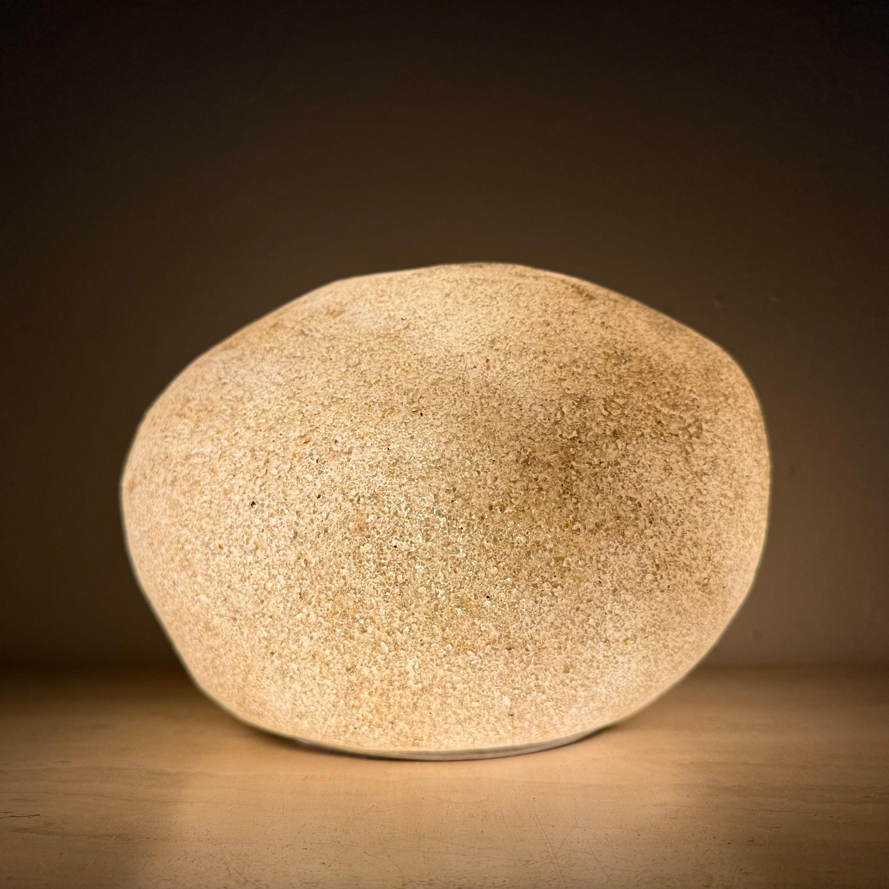 Moon rock dora lamp by André Cazenave for Singleton, 1960’s en venta 1